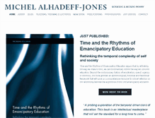 Tablet Screenshot of alhadeffjones.com